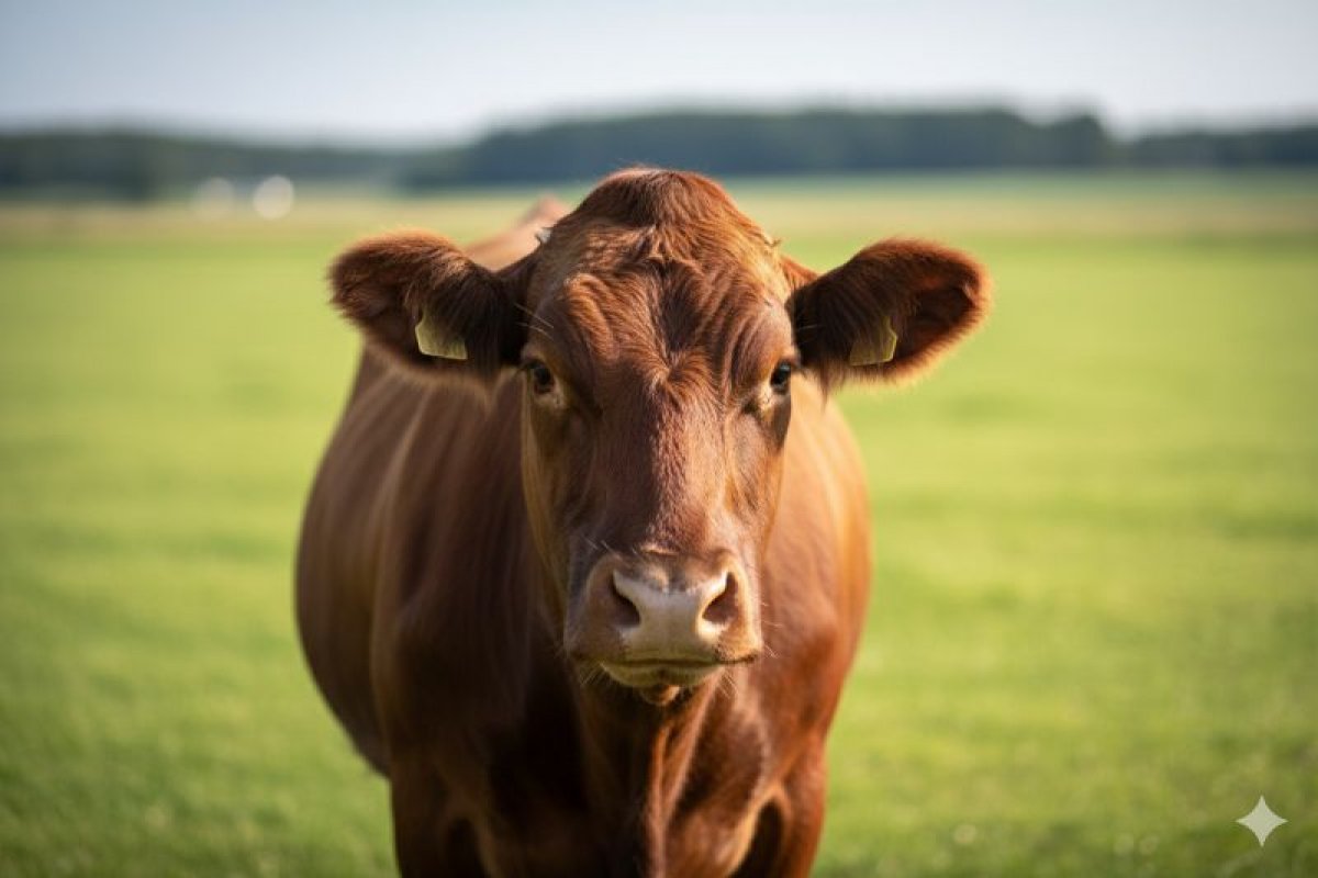 Rind auf der Wiese (KI-Bild)